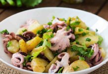 Polpo e patate, l’estate in un piatto: la ricetta per un’insalata morbida e saporita Polpo e patate - RicettaSprint