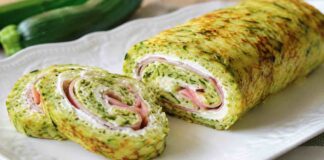Rotolo di frittata con le zucchine per cena, cosa non faresti per una fetta? ROTOLO DI ZUCCHINE