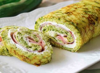 Rotolo di frittata con le zucchine per cena, cosa non faresti per una fetta? ROTOLO DI ZUCCHINE