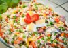 Insalata di riso senza condiriso, la versione fresca e leggera che non ha bisogno di conserve sott’olio