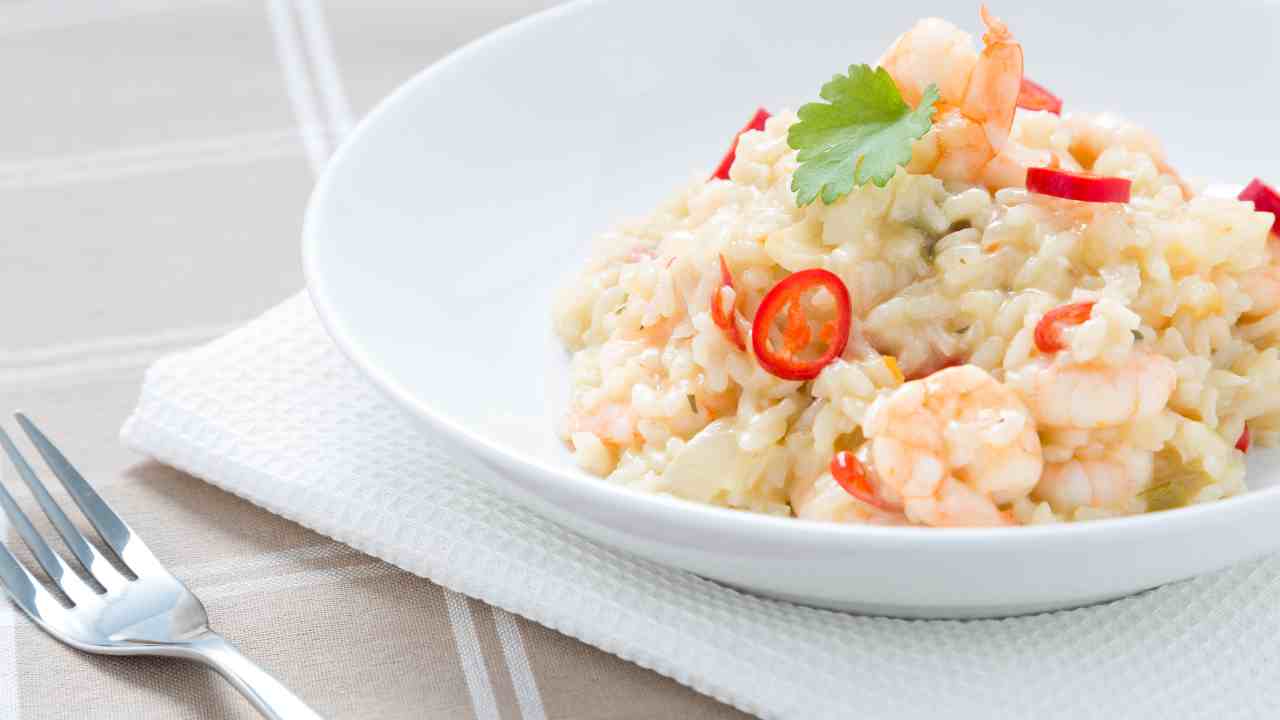 Risotto con i gamberetti - RicettaSprint
