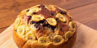 Merenda golosa per i tuoi ragazzi, prepara la torta banane e cioccolato, farai tutti felici banane e cioccolato