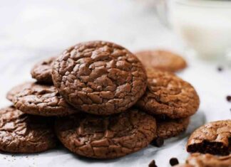 Da quando preparo i biscotti al cioccolato fondente senza burro, non compro più frollini biscotti cioccolato fondente