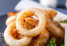 frittura di calamari super asciutta, zero olio, extra croccante