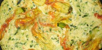 Non occorrono molti ingredienti per tirare su un pranzo, ecco il mio segreto in estate frittata di fiori di zucca