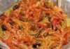 Per cena stasera preparo i peperoni con la mollica in padella, preparati alla scarpetta peperoni con la mollica