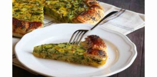 Preparo una quiche che sembra una frittata croccante, non occorre altro per la cena di questa sera quiche con le zucchine