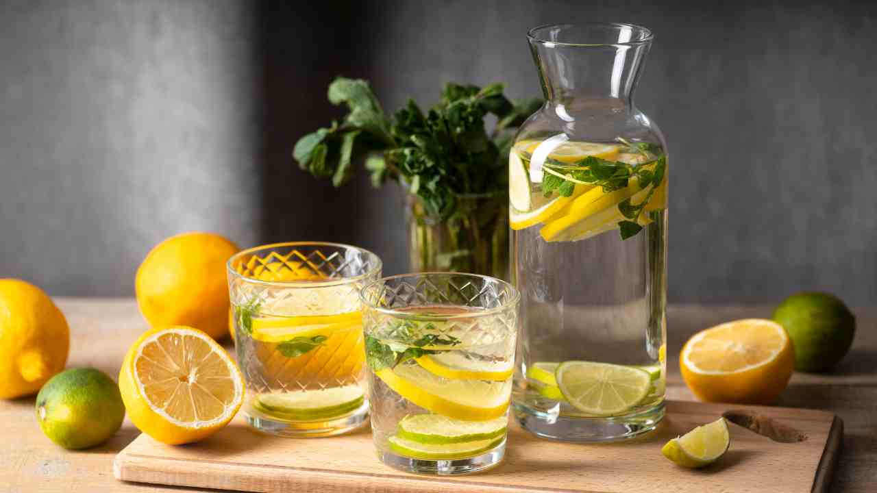 Acqua detox limone - RicettaSprint