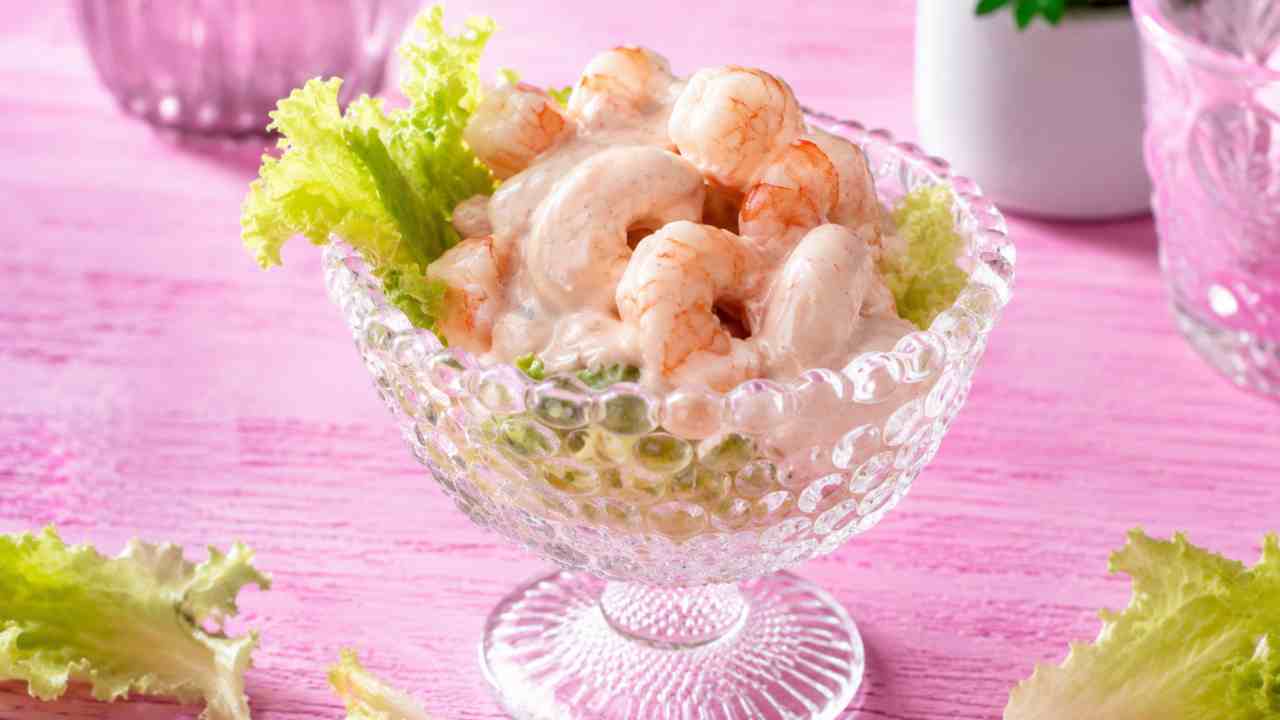 Cocktail di gamberi maionese senza uova - RicettaSprint