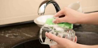 Lavare i bicchieri di vetro con il trucco dei ristoranti: addio così alle fastidiose gocce di calcare Lavare bicchieri con il metodo dei ristoranti - RicettaSprint