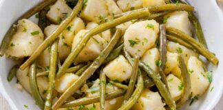 L’estate nel piatto, fagiolini e patate con un tocco di menta Patate e fagiolini - RicettaSprint
