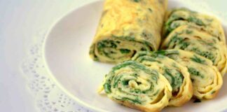 Rotolo di frittata agli spinaci: la ricetta che sembra difficile (ma è facilissima) Rotolo di frittata - RicettaSprint