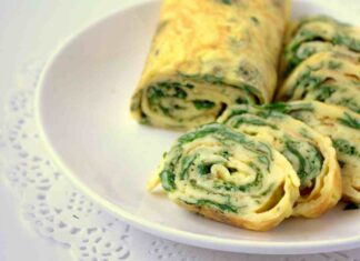 Rotolo di frittata agli spinaci: la ricetta che sembra difficile (ma è facilissima) Rotolo di frittata - RicettaSprint