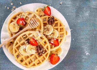 Waffle proteici per colazione - RicettaSprint