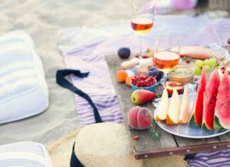 cibo in spiaggia