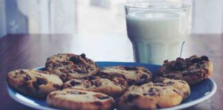 cookie al cioccolato e mandorle