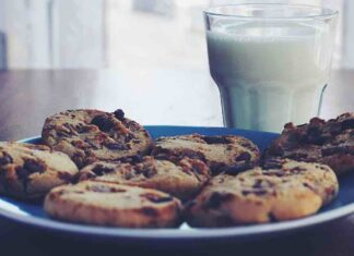 cookie al cioccolato e mandorle