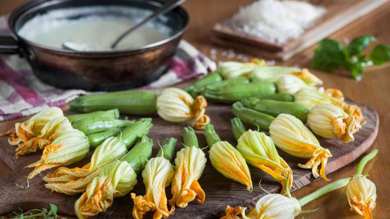 ricette fiori di zucca