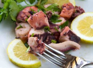 La mia insalata di polpo è tenerissima, utilizzo il trucco di mia nonna insalata di polpo