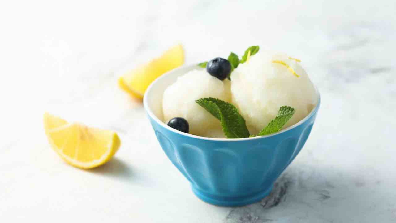 sorbetto al limone