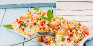Insalata di riso vegetariana - RicettaSprint