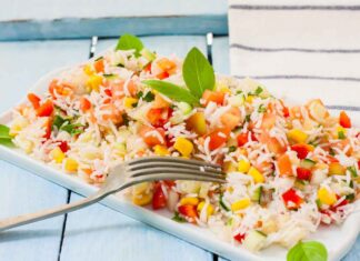 Insalata di riso vegetariana - RicettaSprint