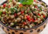 Insalata di lenticchie fresca e pronta in attimo insalata di lenticchie
