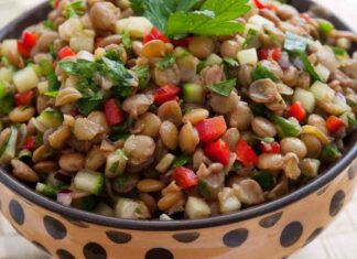insalata di lenticchie