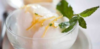 sorbetto al limone