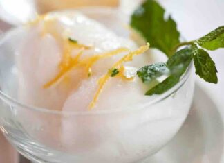 Preparo un sorbetto al limone meglio di quelli del ristorante, tutto al naturale super buono sorbetto al limone