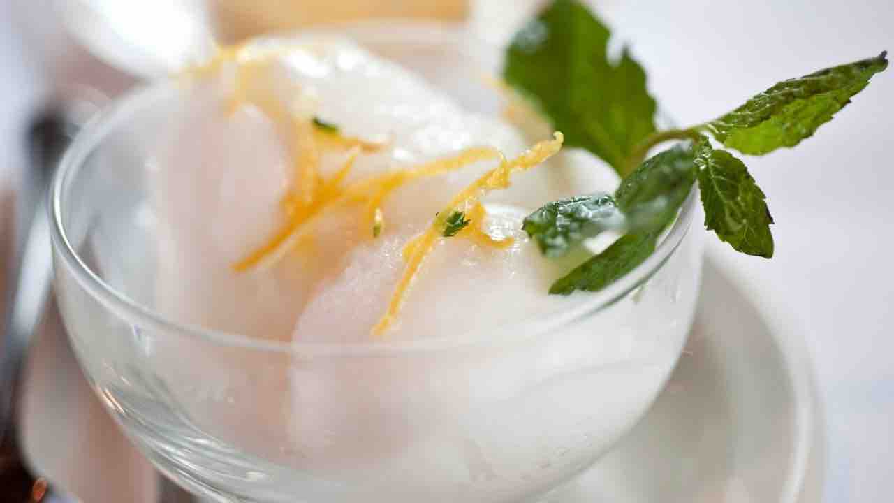 sorbetto al limone