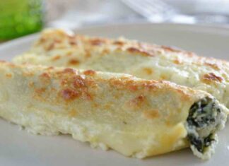 Cannelloni della nonna senza carne, ideali per il pranzo della domenica cannelloni spinaci