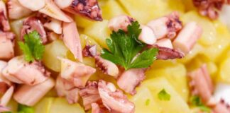 Insalata senza foglie: polpo e le patate, un piatto unico per pochi intenditori insalata di polpo e patate