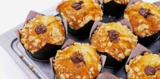 Muffin al cuore di nutella, domani il risveglio sarà top muffin alla nutella