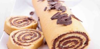 Rotolo alla nutella gluten free, nessuno ci crede che è senza glutine rotolo alla nutella gluten free