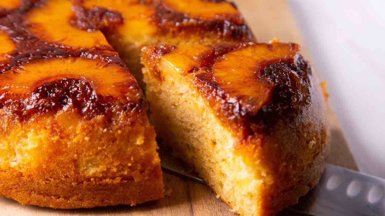 torta all'ananas 3 ingredienti