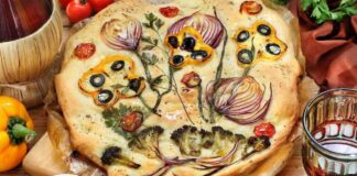 focaccia di verdure
