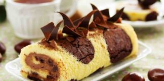 Rotolo di castagne al cioccolato: il dolce autunnale facile e irresistibile rotolo al cioccolato