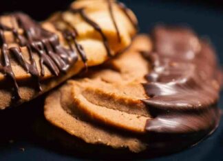Biscotti al burro e cioccolato, pochi ingredienti e il gioco è fatto biscotti al cioccolato