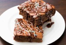 Brownie di Halloween cioccolato fondente e zucca fresca brownie zucca e cioccolato