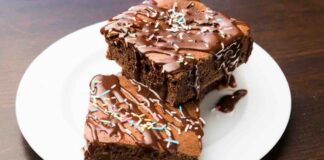 Brownie di Halloween cioccolato fondente e zucca fresca brownie zucca e cioccolato