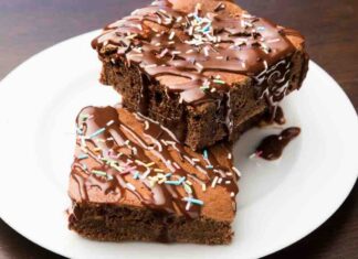 brownie zucca e cioccolato