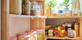 Dispensa ordinata: come sistemare tutto il cibo dispensa sistemata