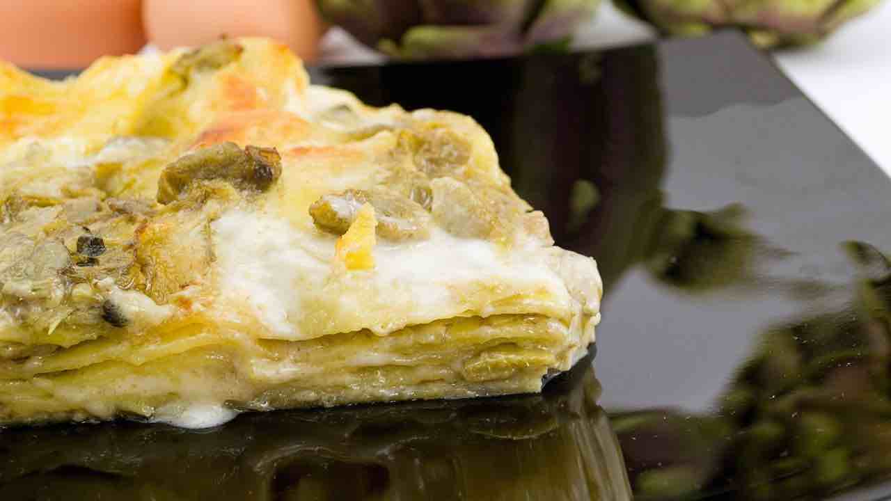lasagne ai carciofi