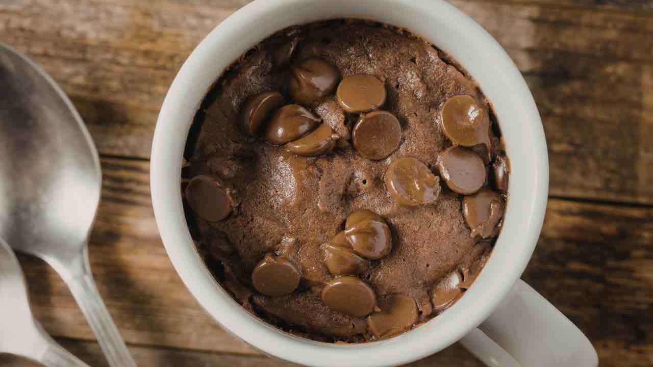 mug cake alla nutella