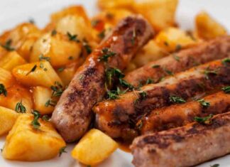 salsicce e patate
