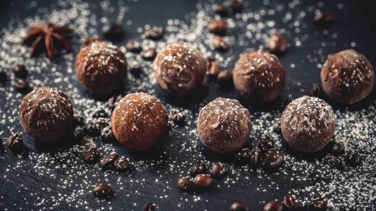 tartufini al cioccolato
