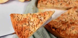 torta di mele crumble