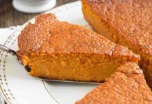 Torta alla zucca 4 ingredienti, dolce e leggerissima torta di zucca 4 ingredienti
